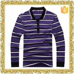 Thin stripe men formal polo shirt for sale