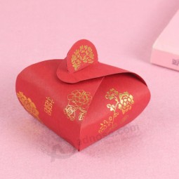 Wholesale Custom Gift Boxes Folded - Red Delicate with high quality