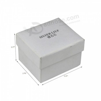 Hochwertige Geschenkboxen-Kleine weiße benutzerdefinierte handgefertigt