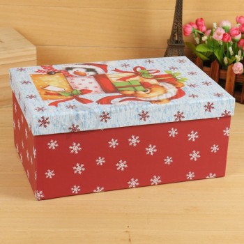 рождественские картонные подарочные коробки-невинность счастлива