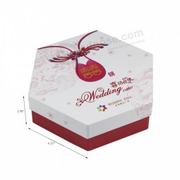Cajas de regalo hexagonales-Papel rígido de calidad alimentaria