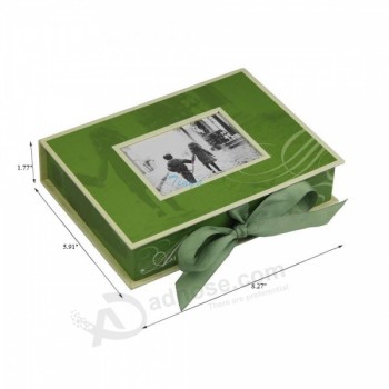 Caixa de presente com fecho de fita-Luxo impresso