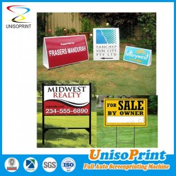 Custom coroplast yard sign for sale