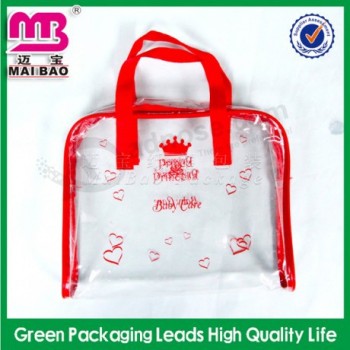 Newly designed custom logo PVC bag with handle