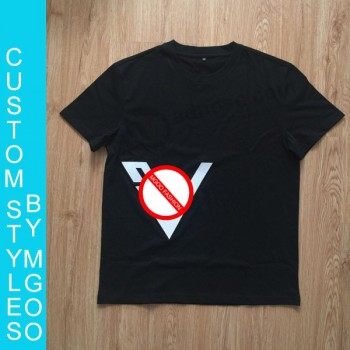 Custom logo embroidered T-shirt for sale with high quality