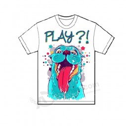 Play? Colorful Image Printed T-shirt for sale