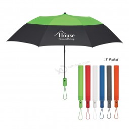 Custom Printing Plastic Handle Foldable Umbrella