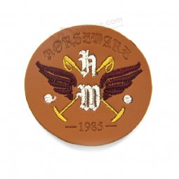 Cheap Custom Leather Embroidered Patch for Jeans
