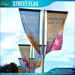 Personalizado cualquier logotipo Cloruro de polivinilo fleX vinyl street banner banderas publicidad eXterior para con su logotipo