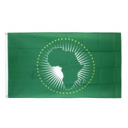 Bandeira do au da união africana feita sob encoMenda - 3X5 ft para venda para coM qualquer taManho
