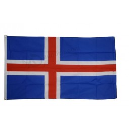 Bandera de Islandia personalizada - 3 X 5 pies. / 90 X 150 cMetro para cualquier taMetroaño