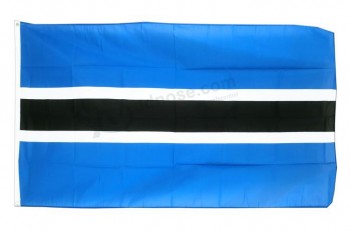 Bandeira feita sob encoMenda de boTswana - 3X5ft. /. 90X150cM para coM qualquer taManho