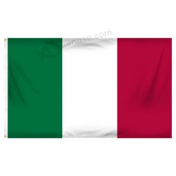 Personalizado 3 pés X 5 pés bandeira de italia - Poliéster iMpresso para coM qualquer taManho