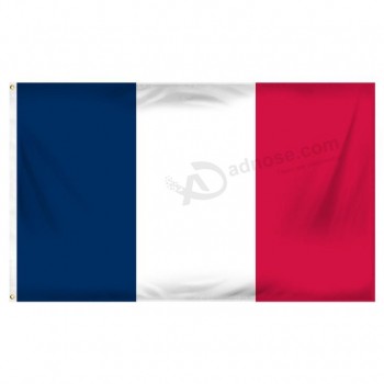 Vente en gros 3ft X 5ft drapeau de la france - Polyester iMpriMé pour CoutuMe pour n'iMporte quelle taille