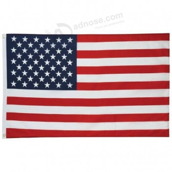 批发3X5英尺美国美国国旗 -任何尺寸的印花聚酯