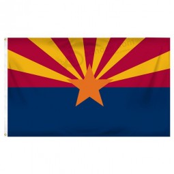 Arizona feito sob encoMenda 3ft X 5ft iMpriMiu a bandeira da província da bandeira do poliéster coM todo o taManho