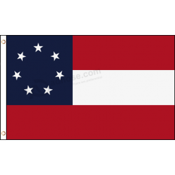 Wholesale 1st Confederate Flag 3x5ft Polyester for custom with any size
