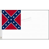 Wholesale 2nd Confederate Flag 3x5ft Poly with any size