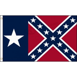 텍사스 반군 깃발 3엑스5ft. 폴리 에스테르 모든 크기와 사용자 정의하십시오