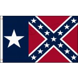 Texas Rebel Flag 3x5ft Polyester for custom  with any size
