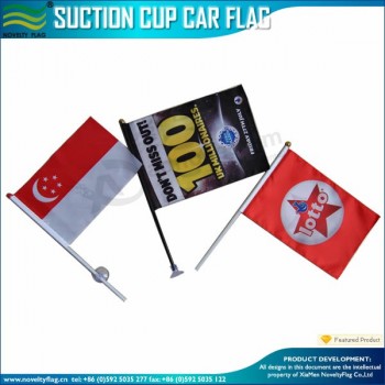 Anunciando la bandera proMetroocional del coche de la ventosa para personalizado con cualquier taMetroaño