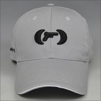 Venta caliente 3d bordado gorra de béisbol sombrero modelo