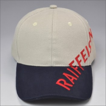 Gorra de béisbol del logotipo del bordado personalizado con bajo precio