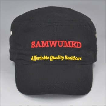 Atacado impressão personalizada logotipo moda chapéu militar