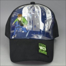 Custom designed children sport cap with cartoon image