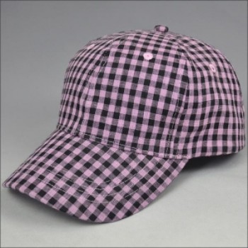 Gorra de béisbol con correa de cuero y material de algodón de alta calidad