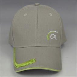 High quality sandwich brim embroidery golf cap