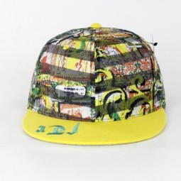 Cappelli personalizzati a buon mercato con 6 pannelli, pannello con chiusura strap 6