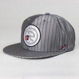 Logotipo personalizado xxl ala plana sombreros equipados para hombre