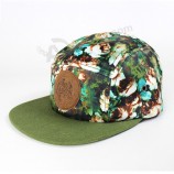 flora custom 5 panel hat,kid wide brim floopy hat