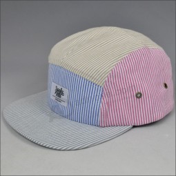 fashionable 5 panel custom snapback hat factory