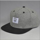 custom design 5 panel woven lable snap back hats