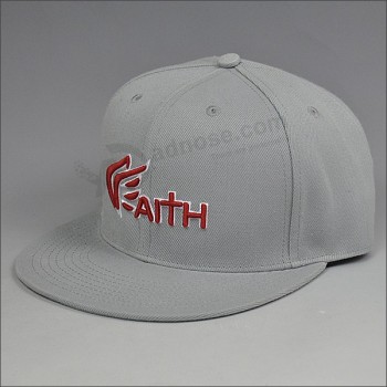 Sombreros de deporte personalizados snap back cap con logo 3d
