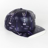 Custom printing leather strap back for advertising