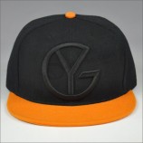 Custom flat bill snap back hat factory sale