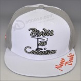 custom embroidery logo flat brim fitted snapbacks