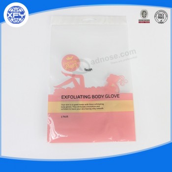 Custom The Self-adhesive of PE clip bags for sale with your logo