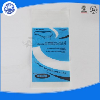 Gewohnheit freie PVC-Plastiktaschen mit hängendem Loch für Verkauf mit Ihrem Logo
