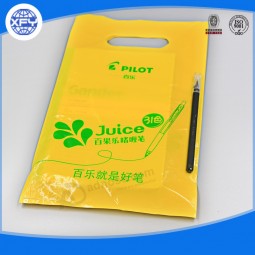 Customized logo die cut shopping plastic bag with your logo
