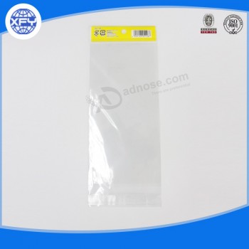 Custom Self-adhesive polybag with printed header for sale with your logo