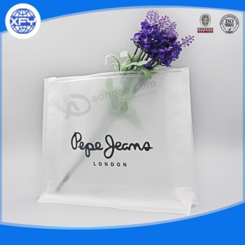 KundensPezifische klare Plastiktüte mit Reißverschlussverriegelungsdichtung für Verkauf mit Ihrem Logo