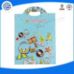 Custom Logo printed plastic shopping bag with handle for sale with your logo