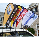 Factory Custom Printed Window Flags Window Banners for Cars with high quality and any size