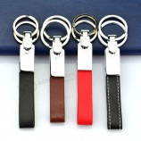 Großhandel Schlüsselanhänger aus weichem Leder in Schlüsselanhänger mit Metall für benutzerdefinierte