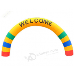 Popular arco inflable bienvenida bienvenida para la entrada