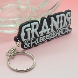 Custom Artigifts promotional cheap soft pvc letter keychain for sale